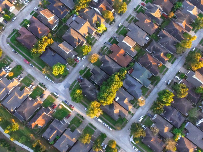 Homeowners reviewing household finances